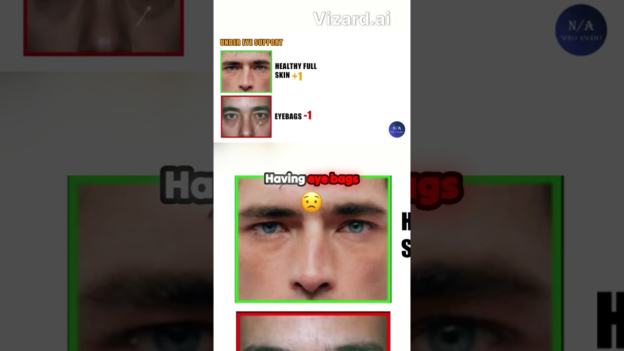 Why Under Eye Support Matter For Looks #huntereyes #mewing #lookmaxxing