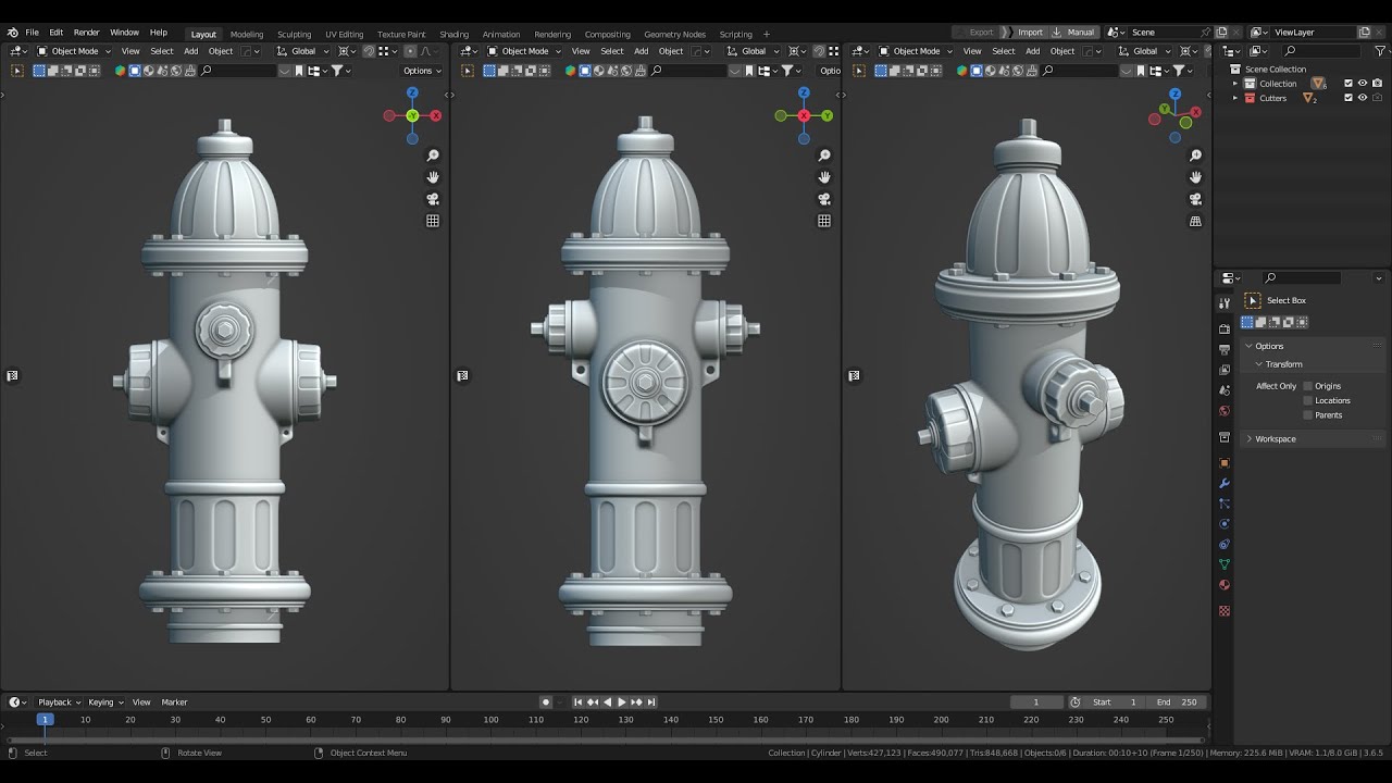 Create stunning game props with Blender: HyDrant's tutorial #1