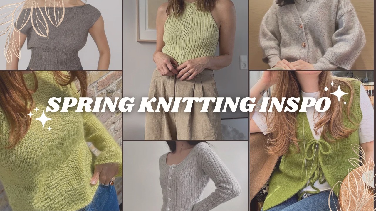 Вдохновение для весеннего вязания✨