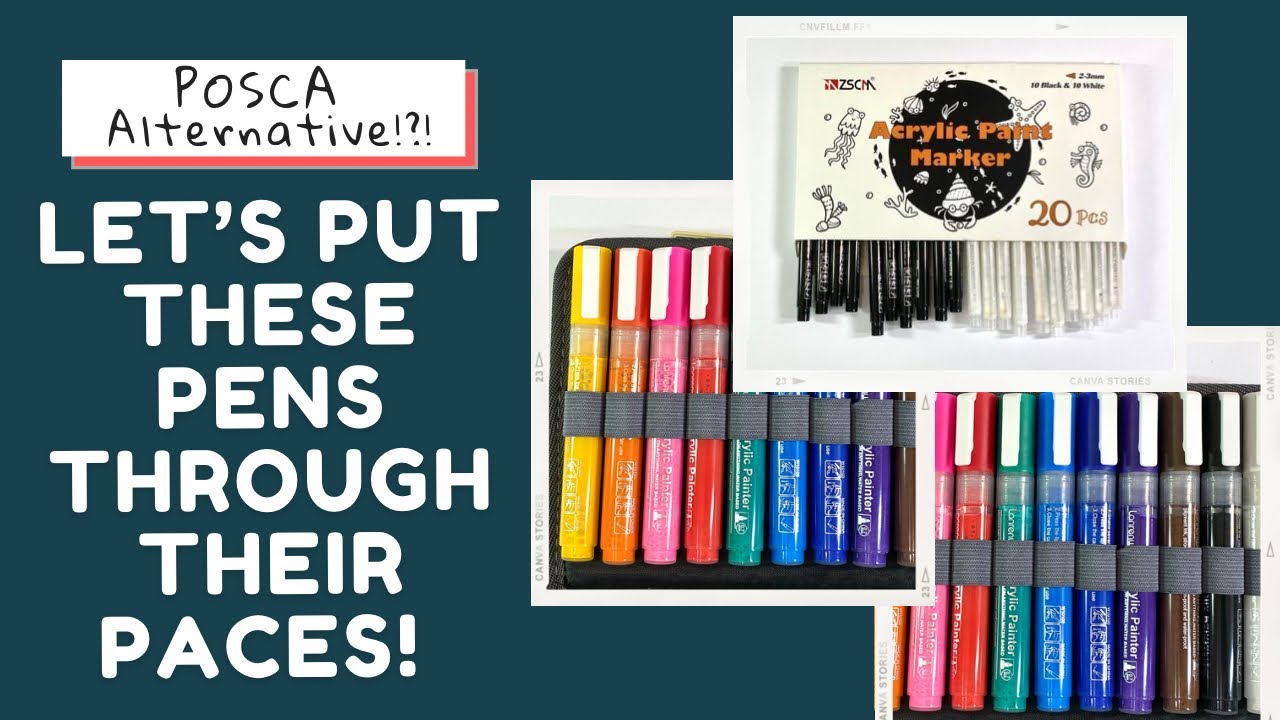 Cheap POSCA Alternative!?! ZSCM Paint Pen Review