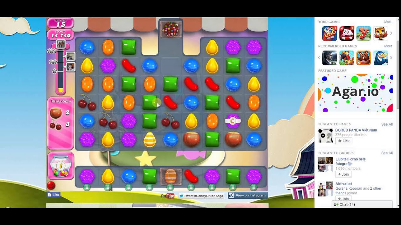 Candy Crush Saga Level 214 Walkthrough