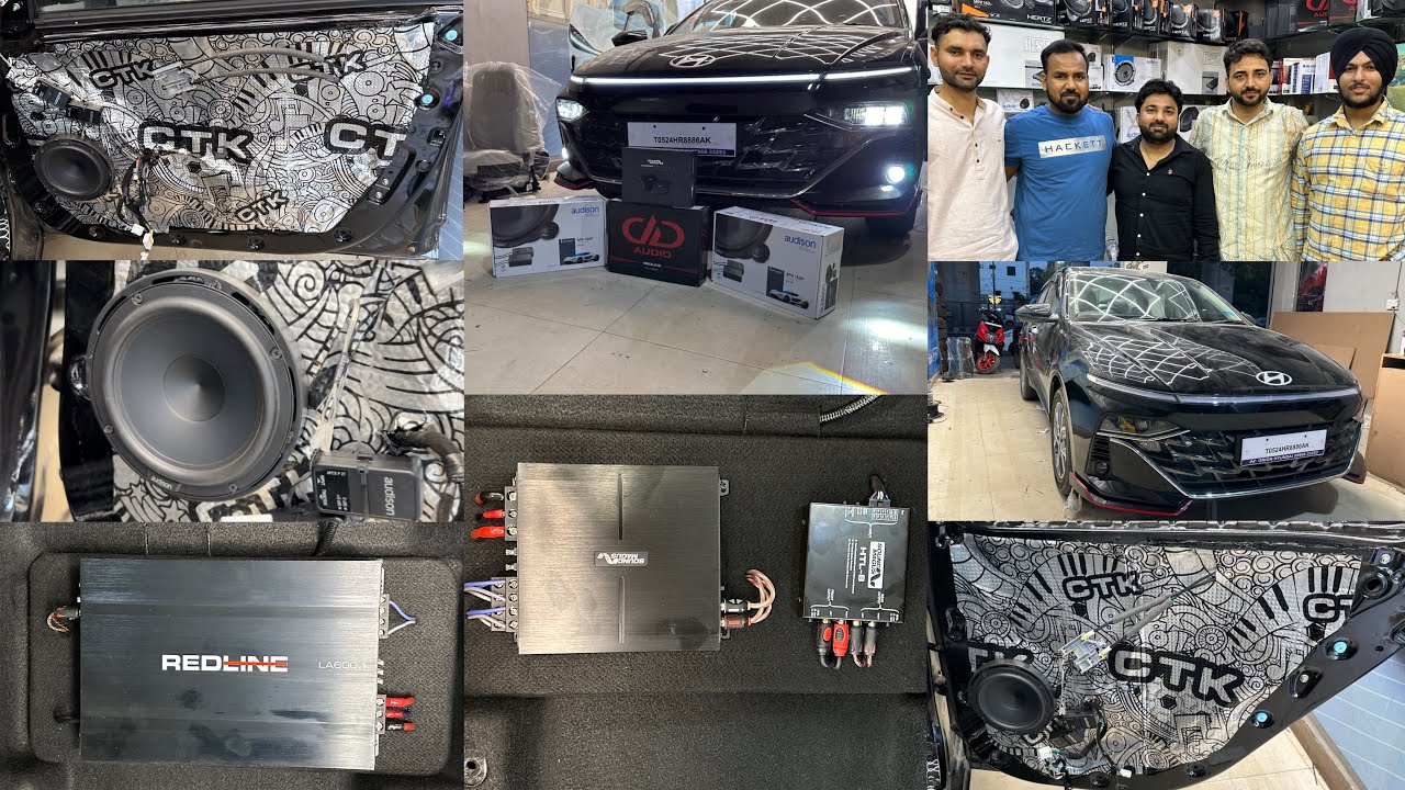AUDISON Setup In Hyundai Verna 2024 | New Verna Modification 2024 | New Verna Modified 2024 | Audio