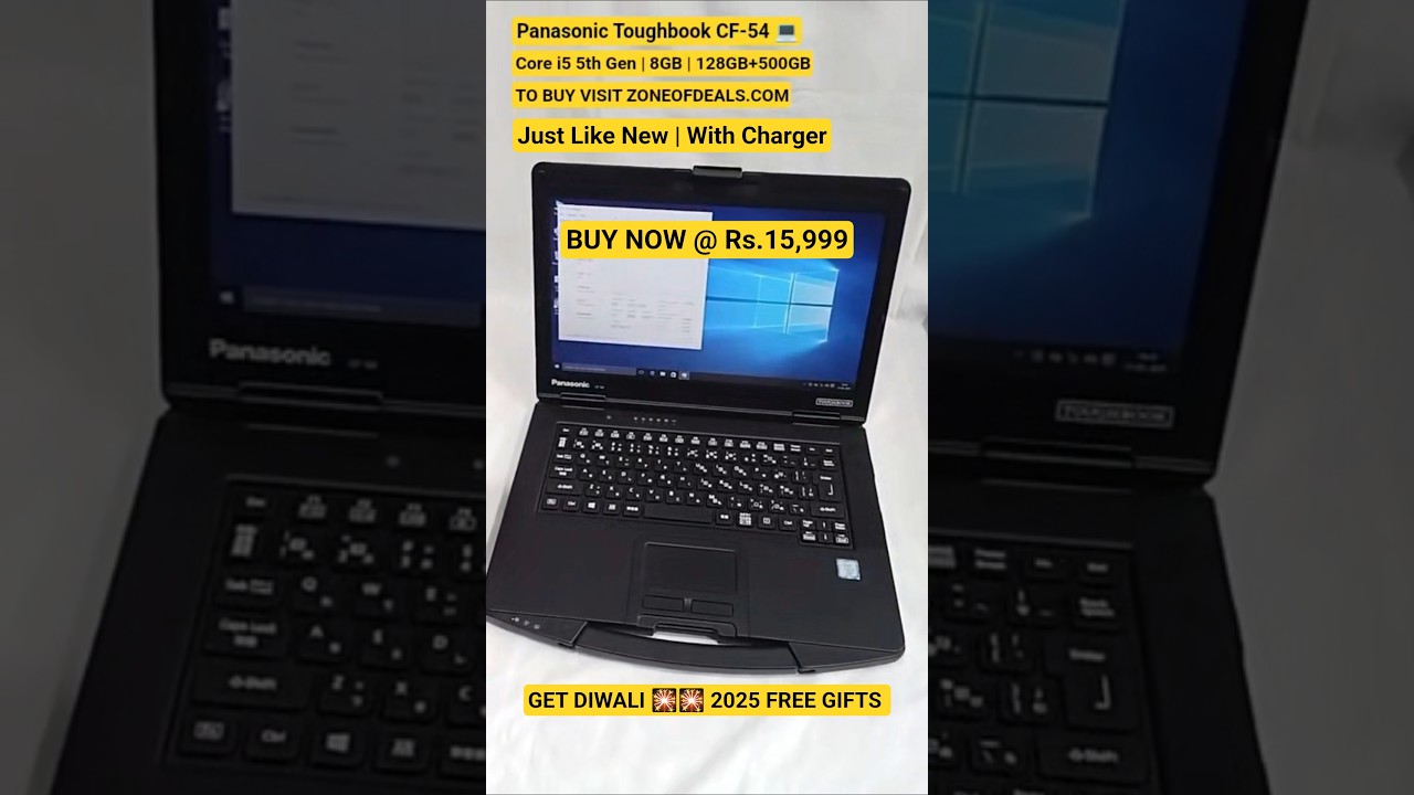 BUY Panasonic Toughbook CF-54 Rugged Laptop | 15999 | Zoneofdeals.com | #panasonic #laptops #rugged