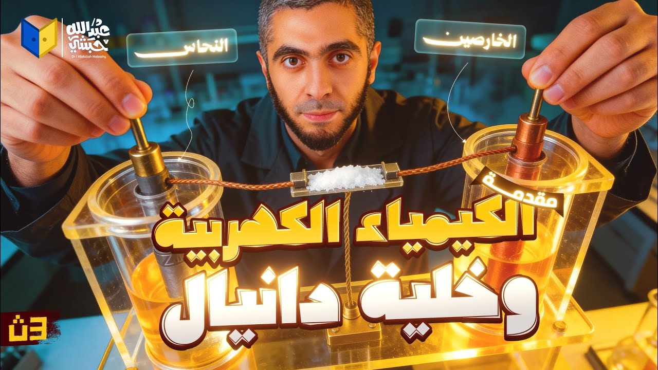 مقدمة الكيمياء الكهربية وخلية دانيال | أقوى بداية للباب الرابع ثانوية عامة 2026 مع د/ عبدالله حبشي