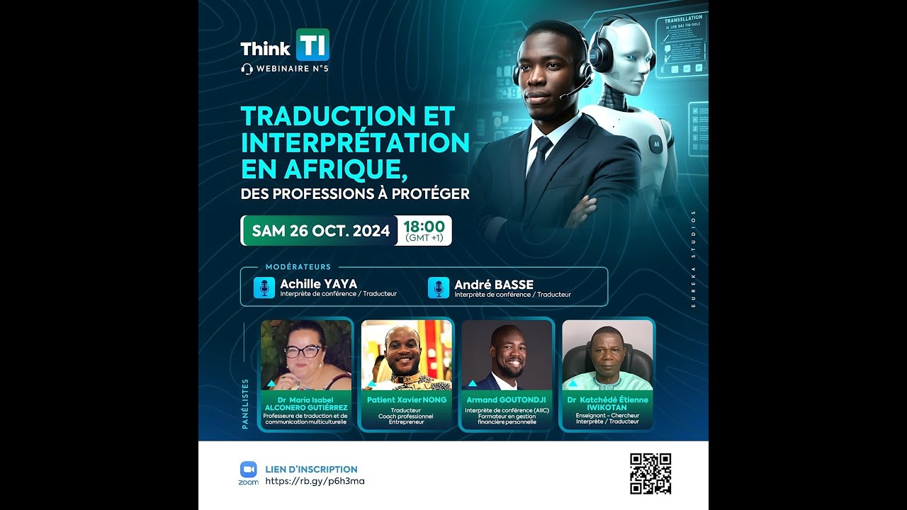 #Traduction et #interprétation en Afrique, des professions à protéger | Webinaire ThinkTI (26/10/24)