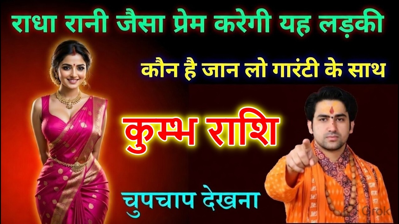 कुम्भ राशि राधा रानी जैसा सच्चा प्यार मिलने वाला है? बड़ा संकेत मिला!