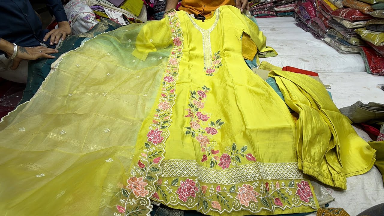 chickpet Bangalore wholesale designer kurti sets||Single piece courier available