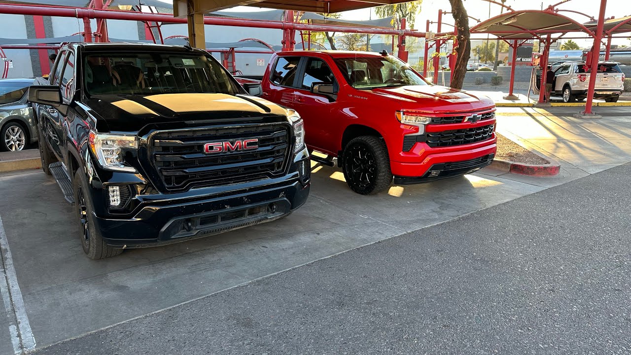 MOTOR 8 CILINDROS VS 4 CILINDROS TURBO/GMC VS CHEVY 🏎️🏎️😎