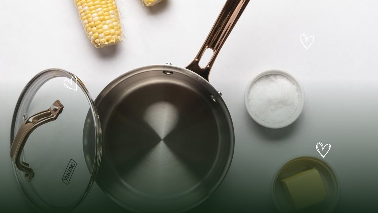 🔥 Viking - Juego de Utensilios de Cocina de 10 Piezas en Acero Inoxidable con Tapas de Vidrio
