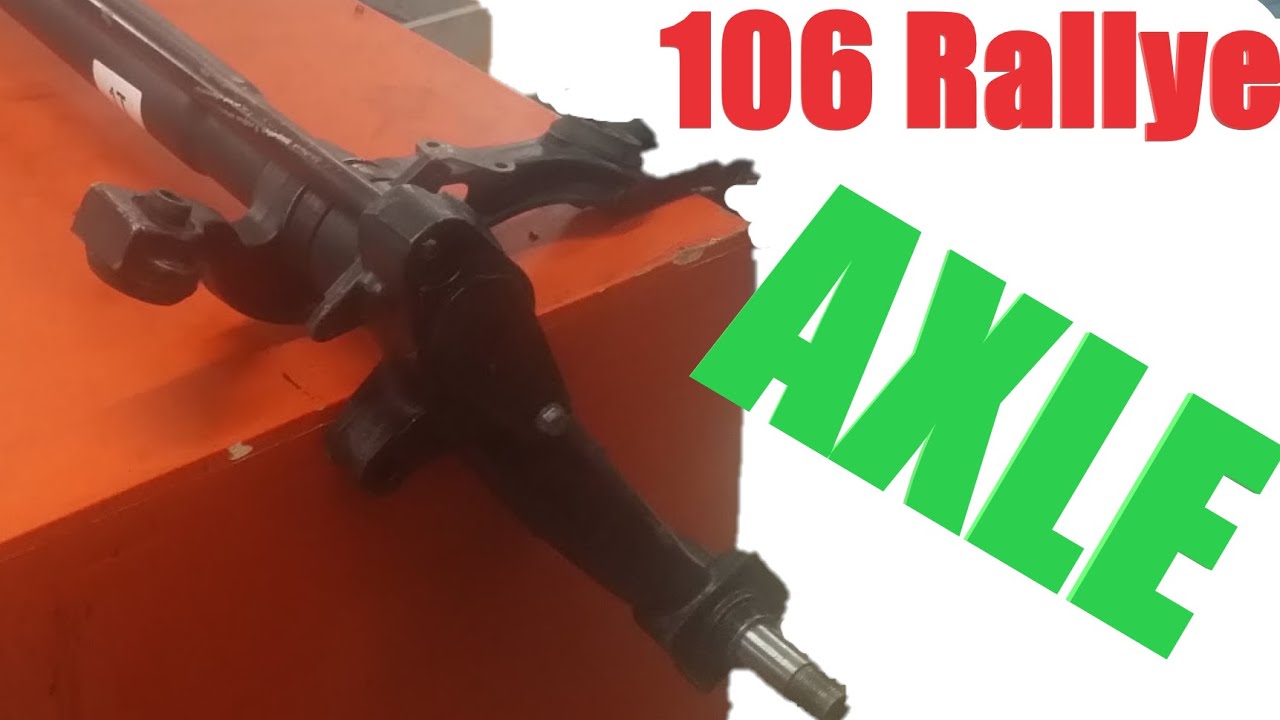 Peugeot 106 Rallye project. Removing the rear axle