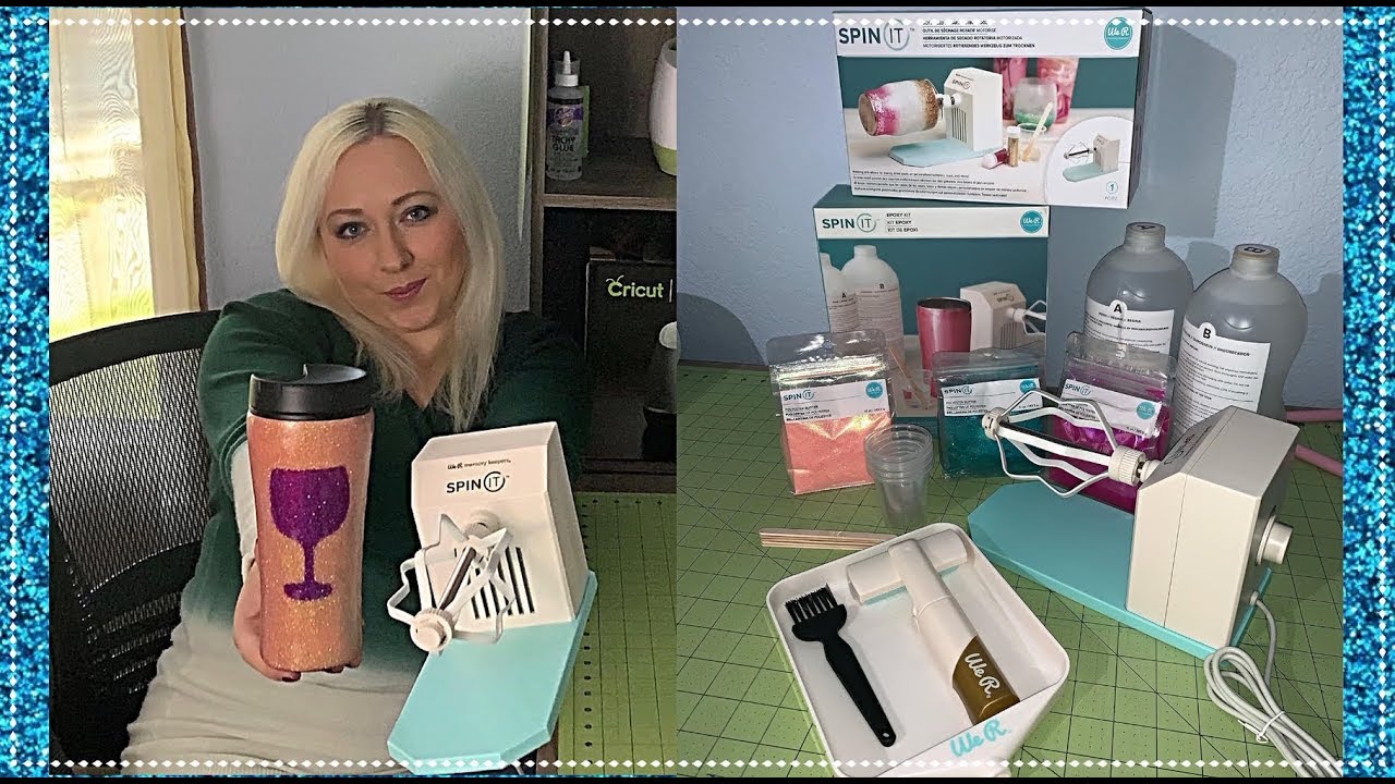 We R Memory Keepers Spin It customizable complete do it yourself process Design Cup Turner epoxy DIY