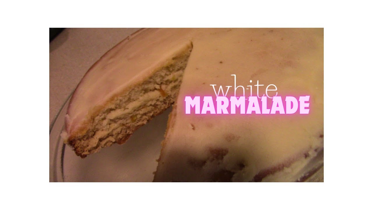 Domestic mix orange marmalade white cake  A new taste  Delicious, simple and quick  to make