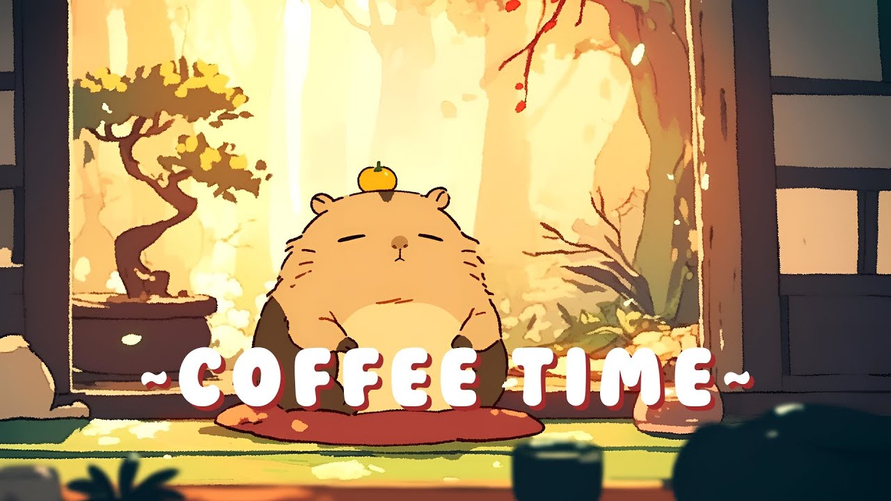 Capybara Music Lab - Study Session Music Mix ~ Peaceful Moments ~ 🦫 🎧 ✨ | Background Music