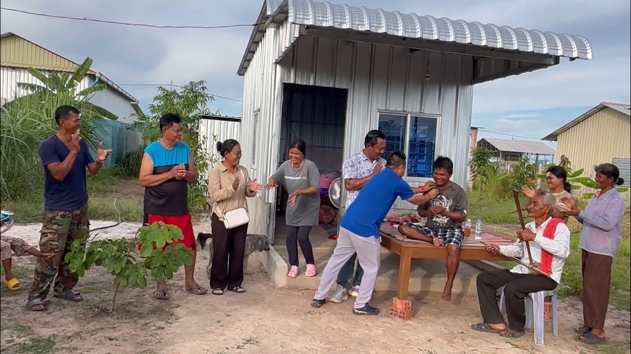 ពិធីឡេីងផ្ទះថ្មីជូនបងឌីម្តងទៀត By Pou Vot