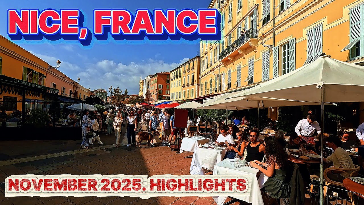 NICE, FRANCE🇫🇷 2025 November’s Highlights. OPENING OF PROMENADE DU PAIILON  4K Walking Tour.