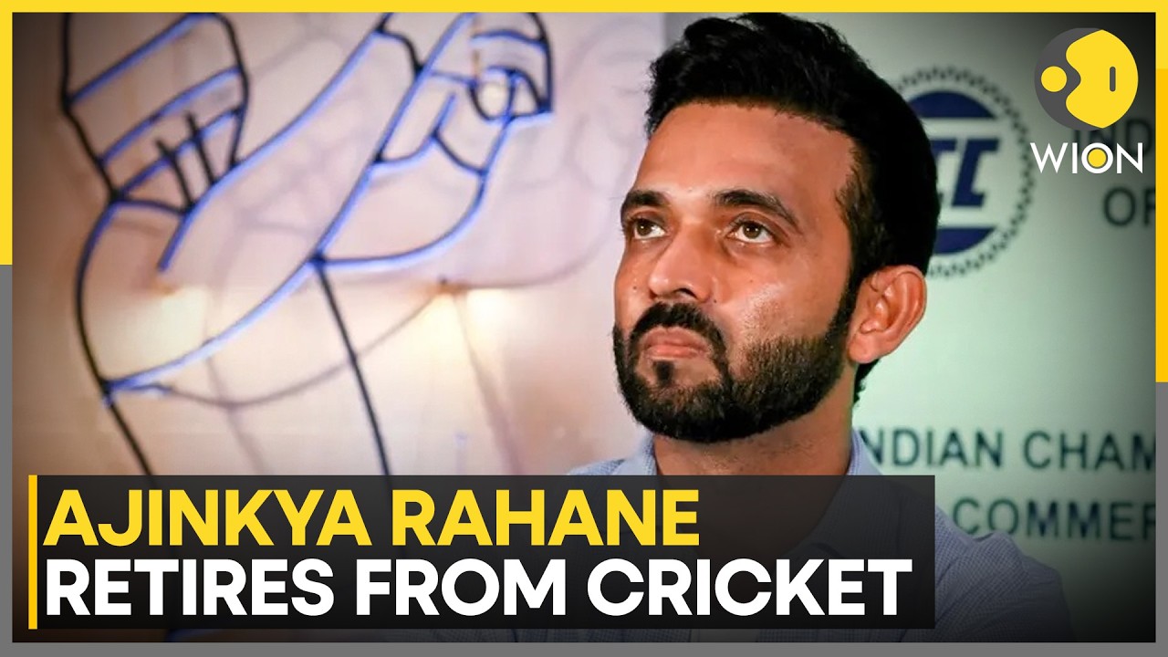 Ajinkya Rahane Announces Retirement From Cricket | Wion Sports