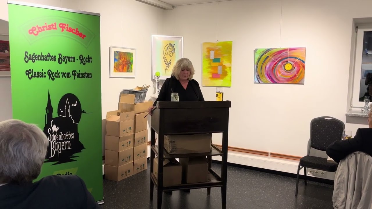 Laudatio von Steffi Kammermeier bzgl. meiner Buchvorstellung.