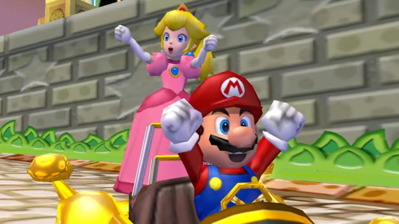 Mario Kart: Double Dash!! - 50cc Mushroom Cup Grand Prix (Mario And Peach)