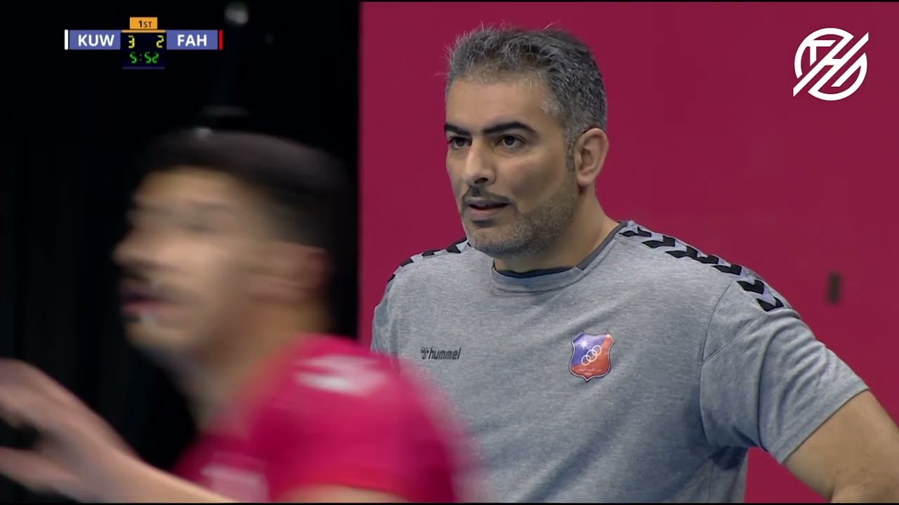 مباراة نادي الكويت ضد نادي الفحيحيل ضمن مباريات الجولة التاسعة من دوري كرة اليد الكويتي الممتاز