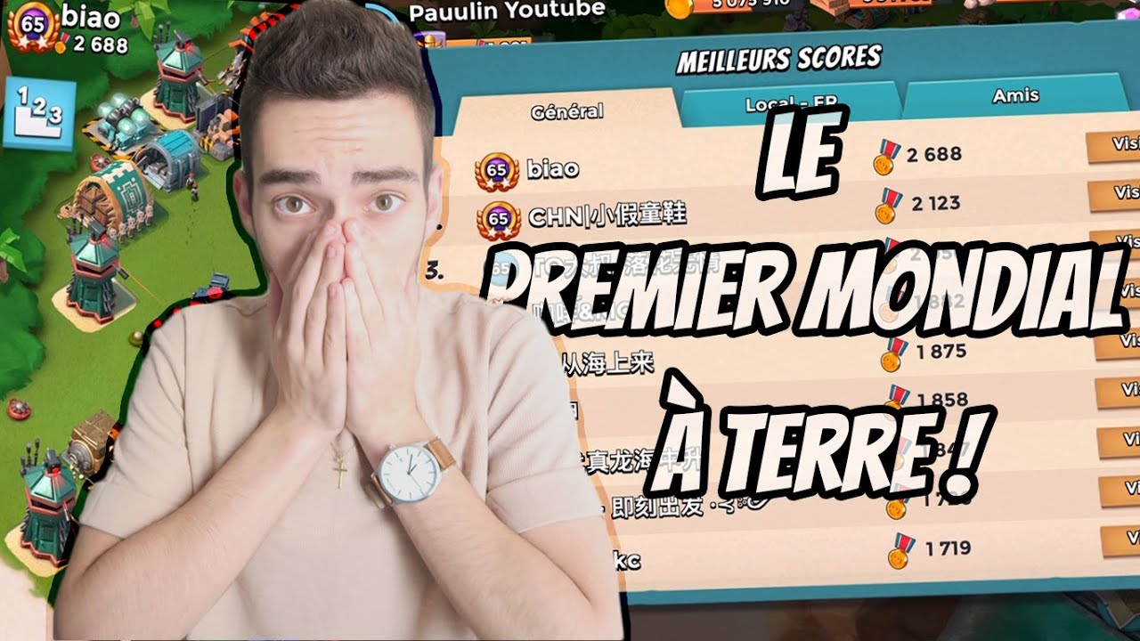 Le PREMIER MONDIAL BATTU ! (Boom Beach)