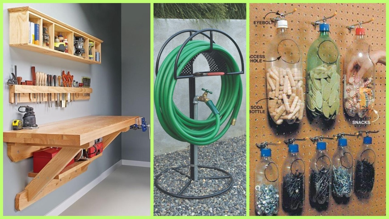 +167✅Haz esto en tu GARAJE 😱10 TRUCOS para ORDENAR el AREA de tus HERRAMIENTAS en un lugar funcional