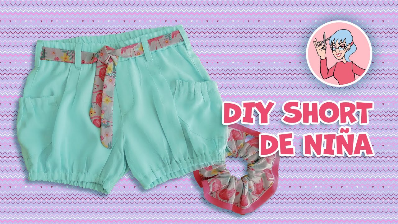 DIY Como hacer un short de niña