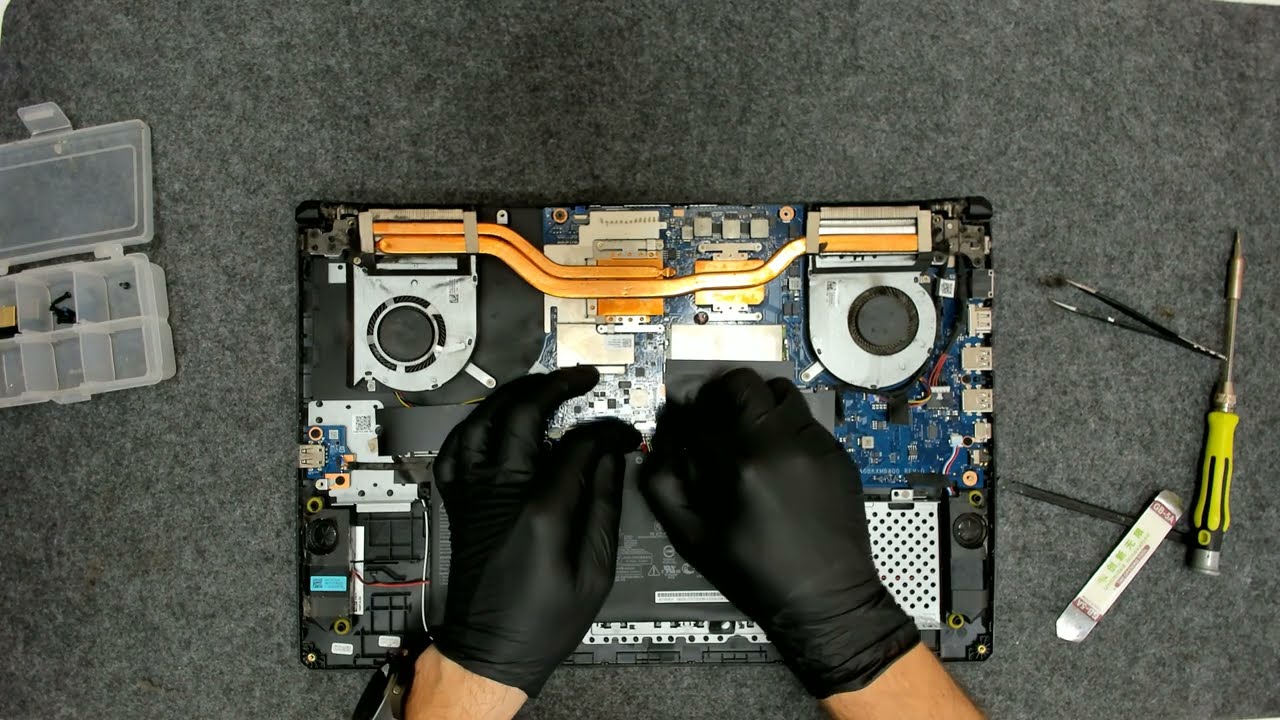 Замена термопасты Asus TUF Gaming A17 FA706I