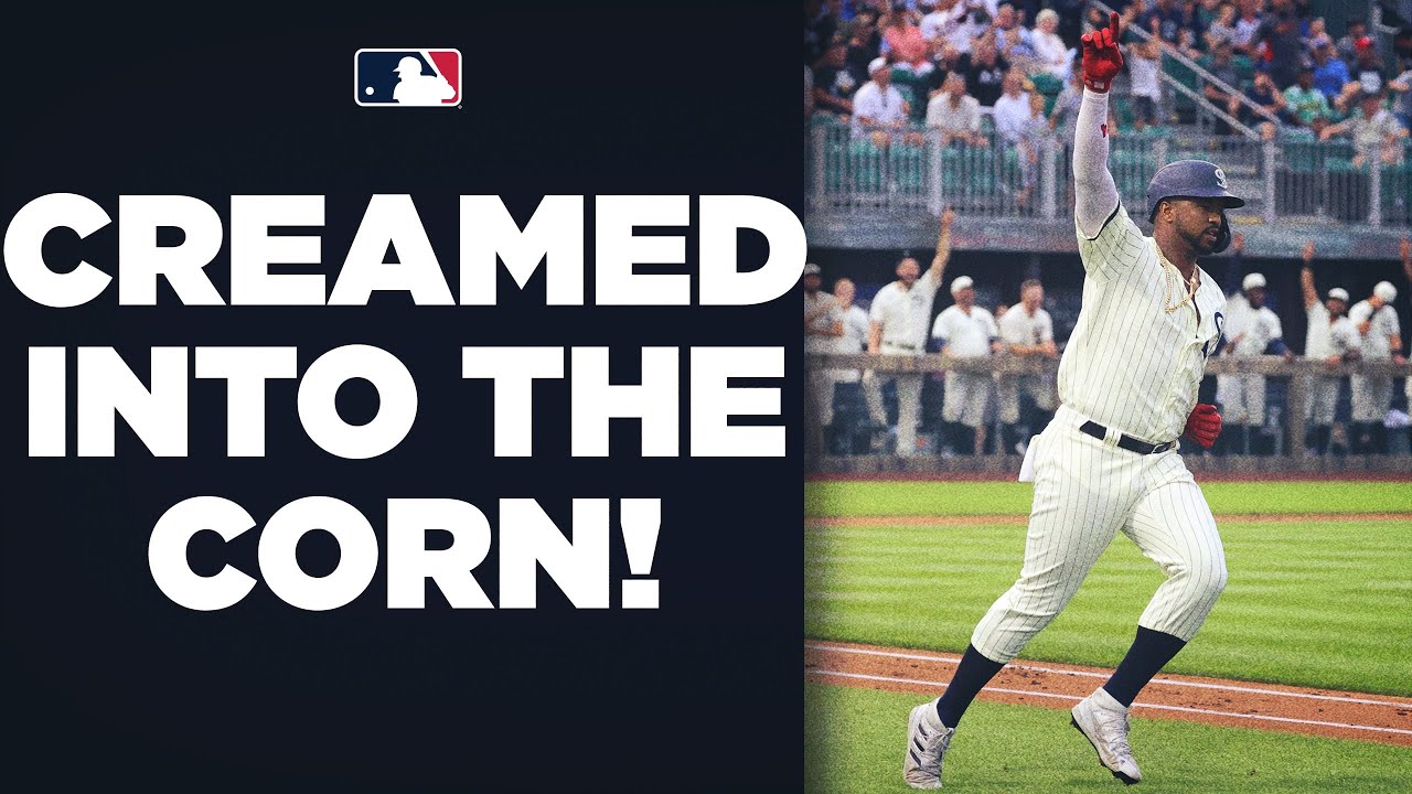 Каждый хоумран от MLB на стадионе «Поле чудес»! (Джадж, Абреу, Стэнтон и Андерсон — все забивают ...
