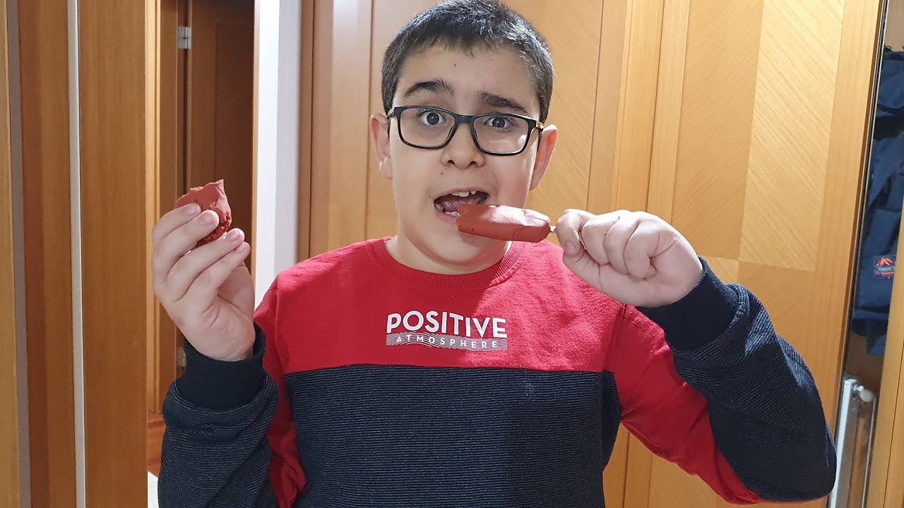 Buğraya Komik Dondurma Şakası. Ice Cream Joke Fun Kids Video