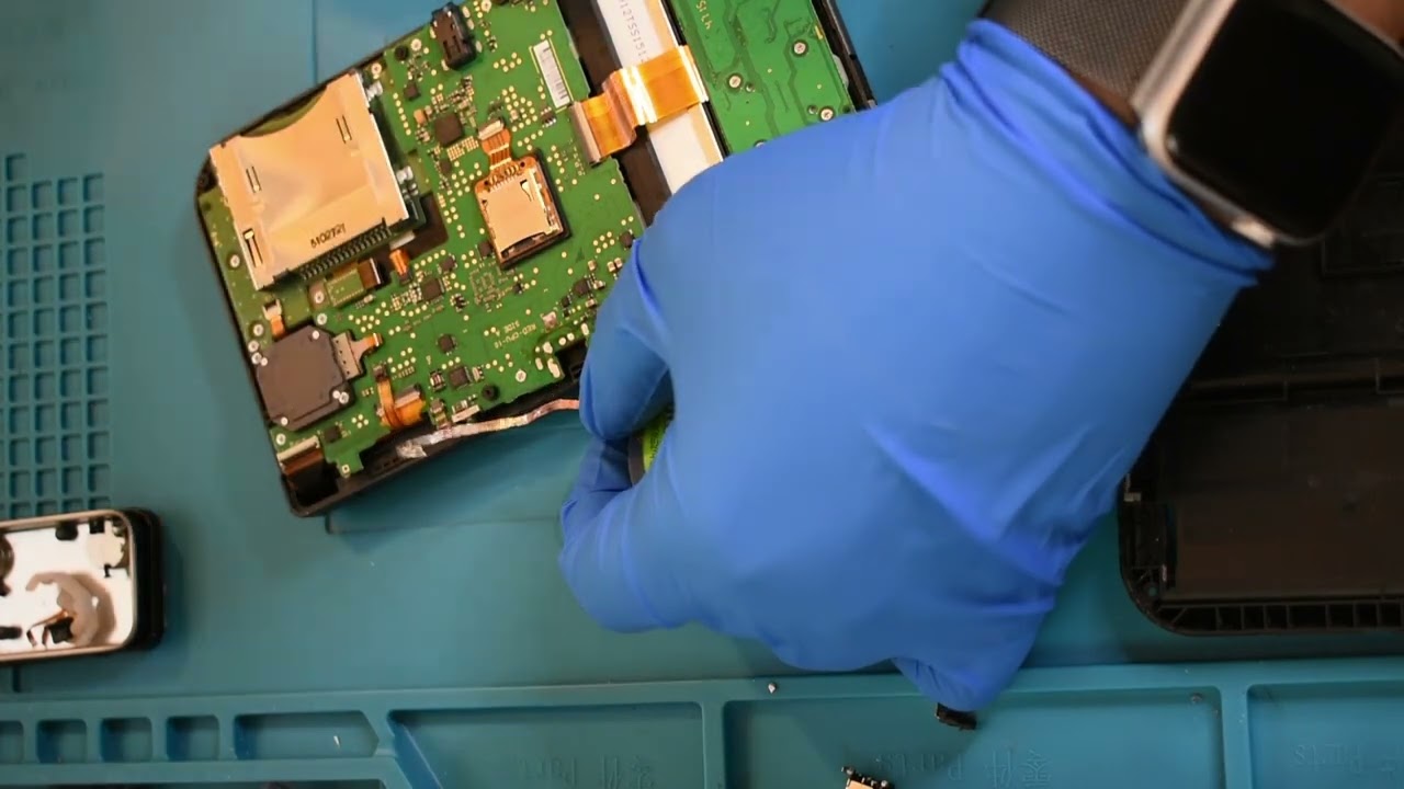 Nintendo 3DS XL usb-c port installation (type 1) SOUNDLESS: BLK2 [BXDIY KIT]