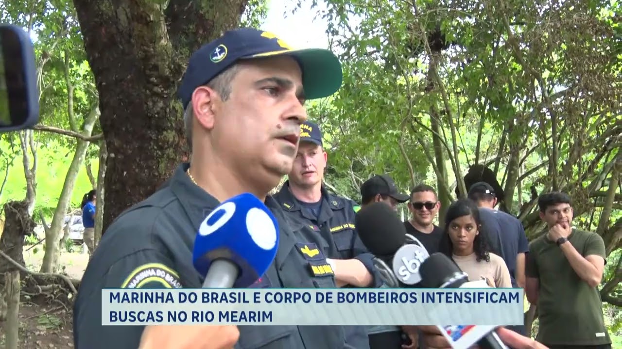 MARINHA DO BRASIL E CORPO DE BOMBEIROS INTENSIFICAM BUSCAS NO RIO MEARIM