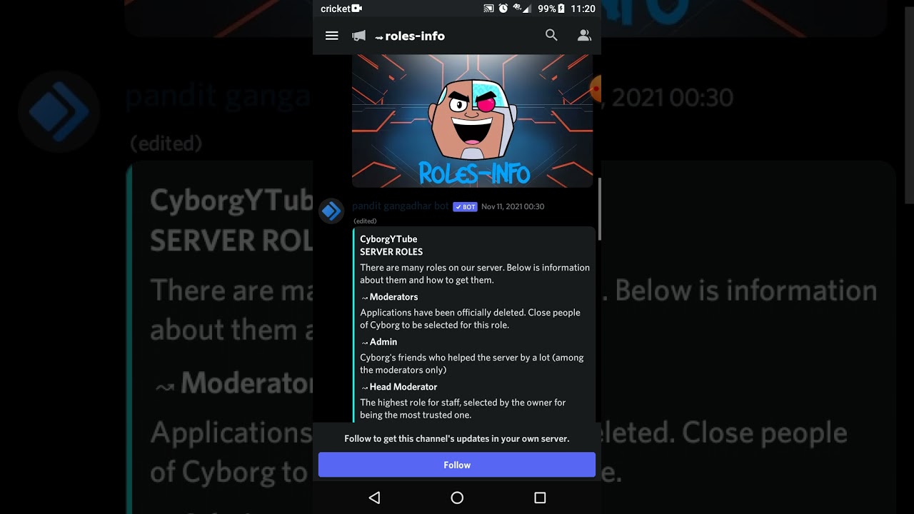 Cyborg_Discord_Family Discord server review😜
