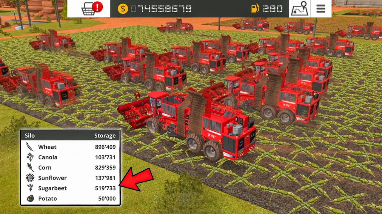 Sugarbeet Harvesting With Multiplayer In Fs18 | Fs18 Multiplayer Gameplay | Timelapse 
