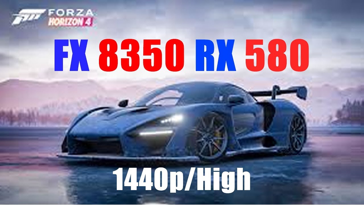 Forza Horizon 4 - FX 8350 + RX 580 (1440p/High)