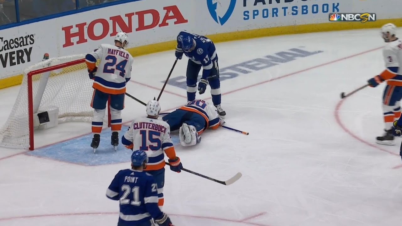 Ilya Sorokin Stung By Nikita Kucherov's Shot, Sorokin Wants To Stay In The Game