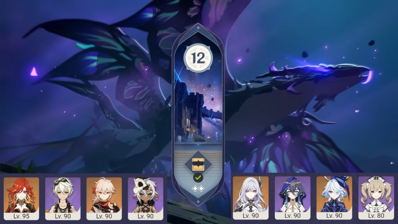 Spiral Abyss 6.4 Lantai 12