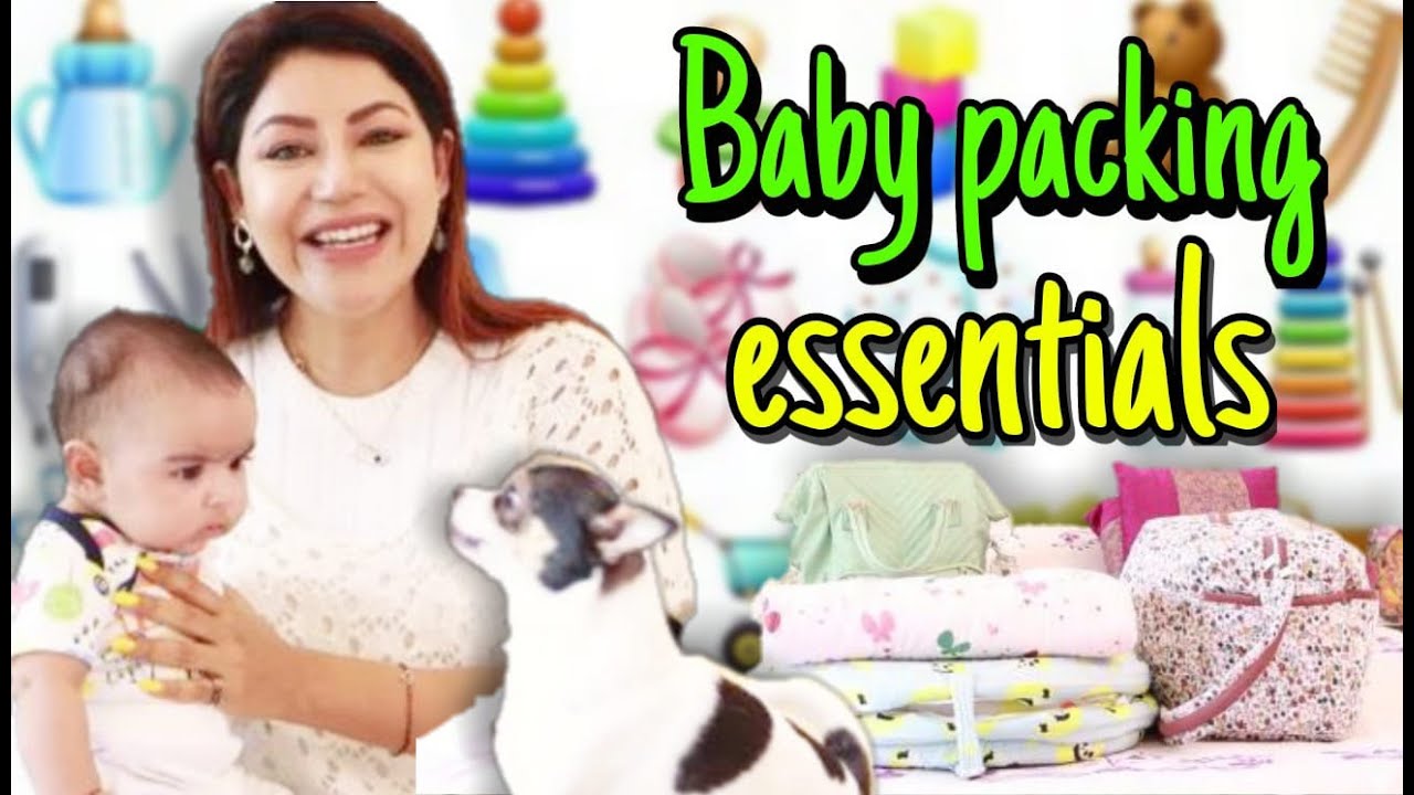 Basic essentials I packed while travelling with an infant | HINDI | WITH ENGLISH SUBTITLES |