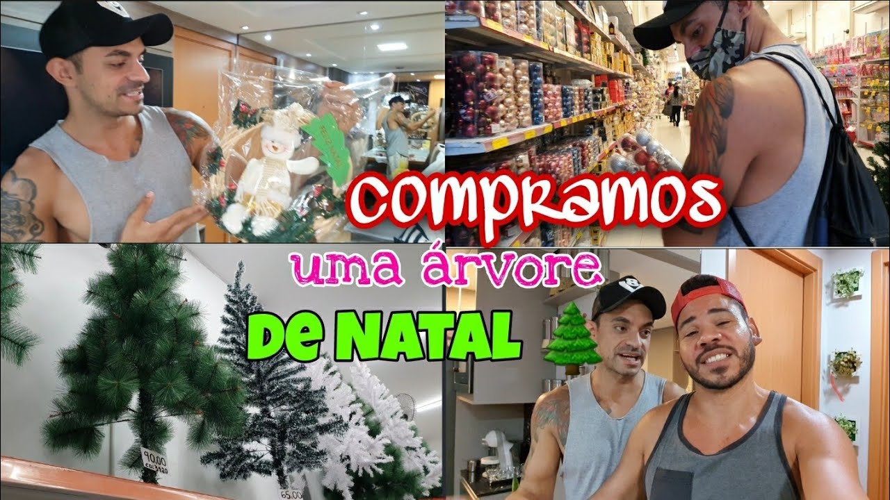 compramos uma árvore de Natal