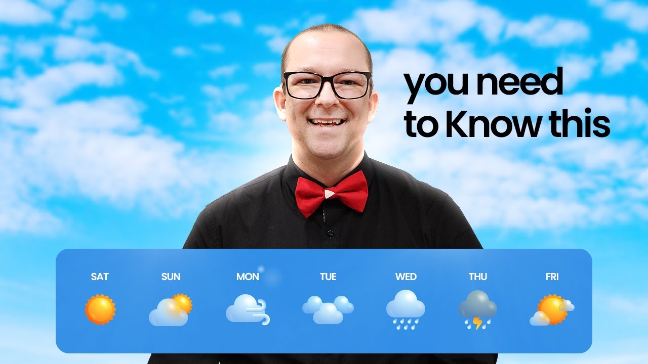 How to talk about &ldquo;Weather&rdquo; in German  | Essential Vocabulary