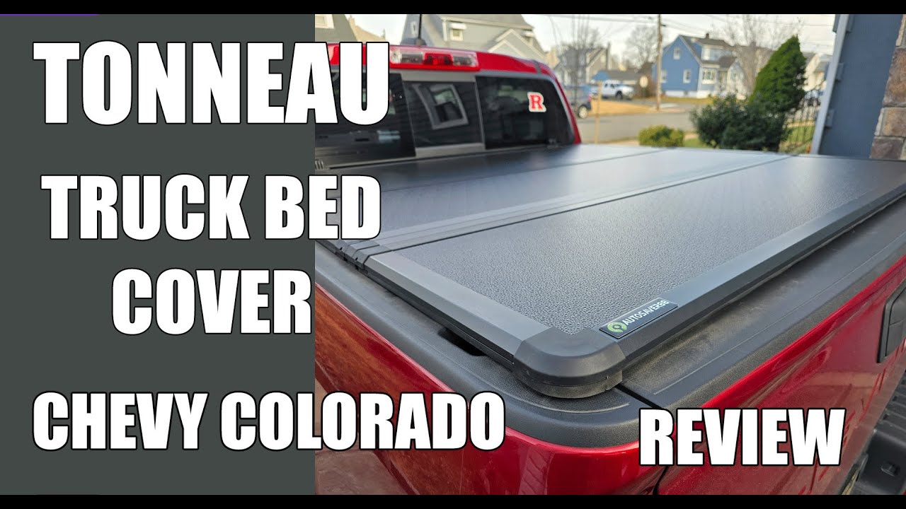 AUTOSAVER88 FRP Hard Tri-Fold Tonneau Cover Review & Install: Chevy Colorado Truck Bed Upgrade!