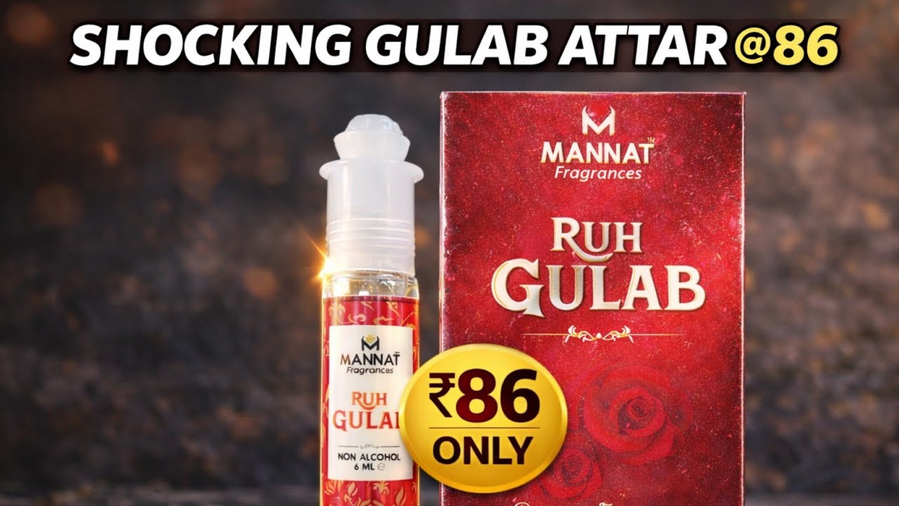₹86 Rose Attar 😳 | Mannat Ruh Gulab Unboxing