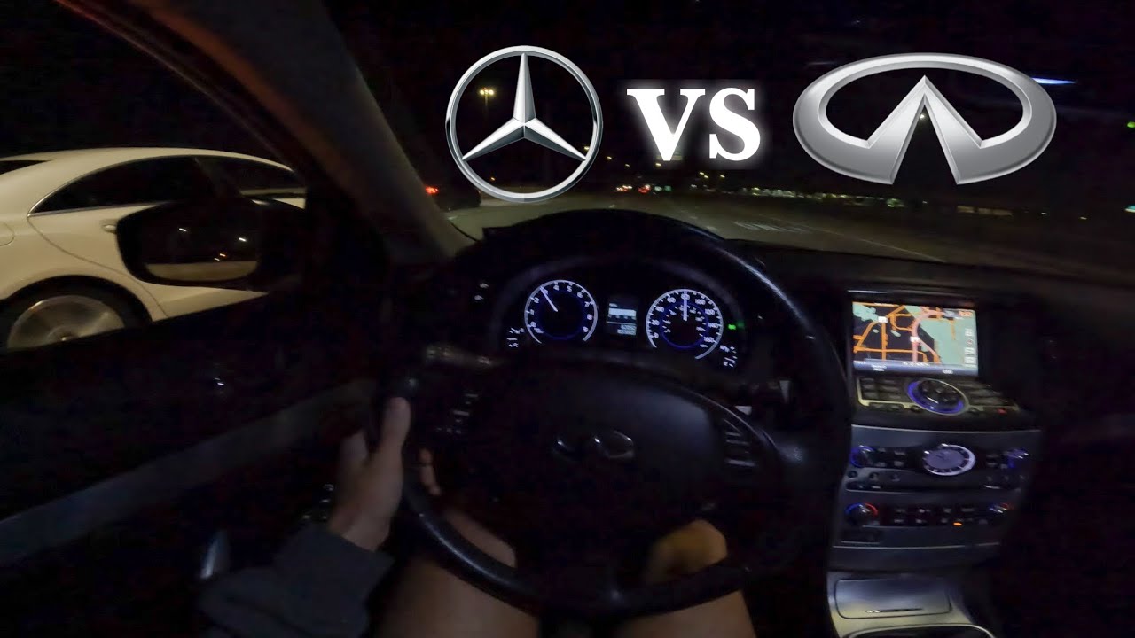 CLS 550 vs G37 IPL | 2-STEP MEET SHUTDOWN