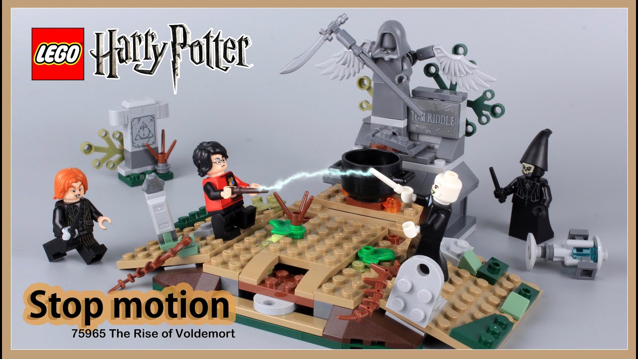 LEGO Harry Potter The Rise of Voldemort 75965 Stop Motion Speed Build Review
