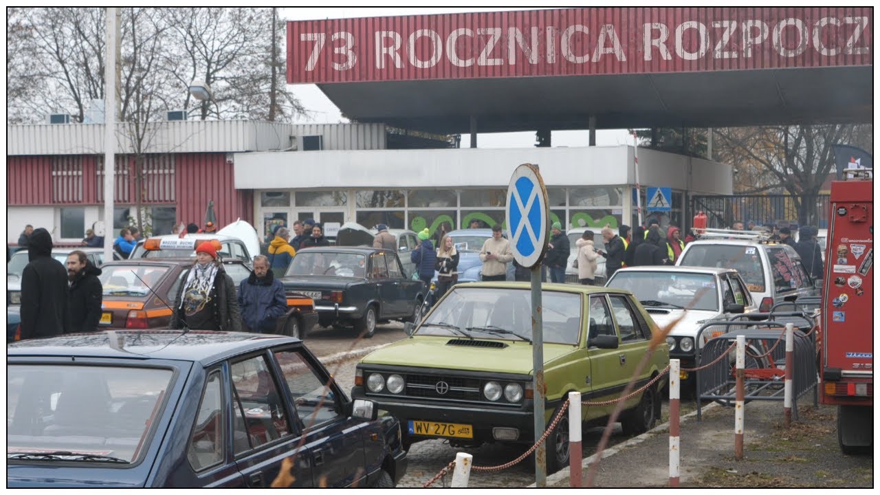 Chaotycznie z kamerą na 73 rocznicy pod fabryką FSO