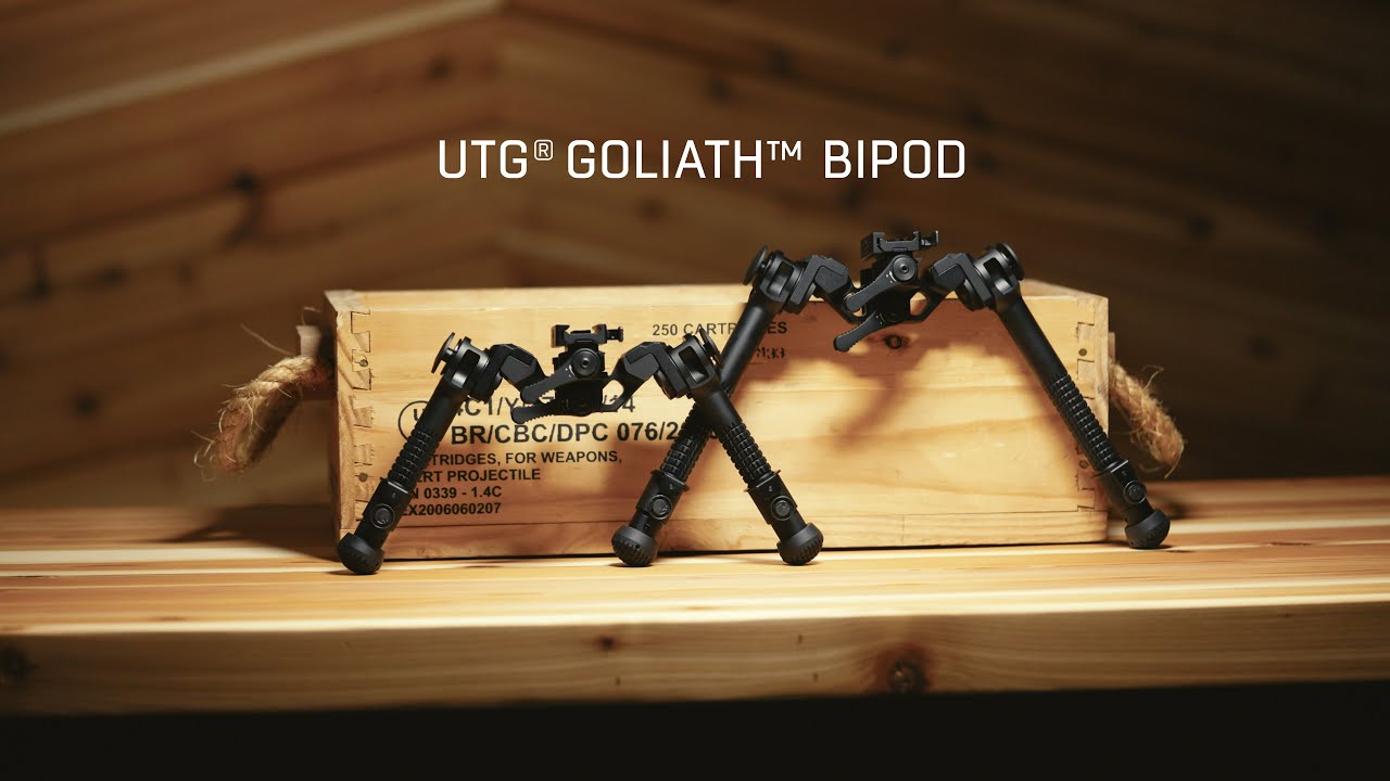 Get Down to Earth with the UTG Goliath Bipod