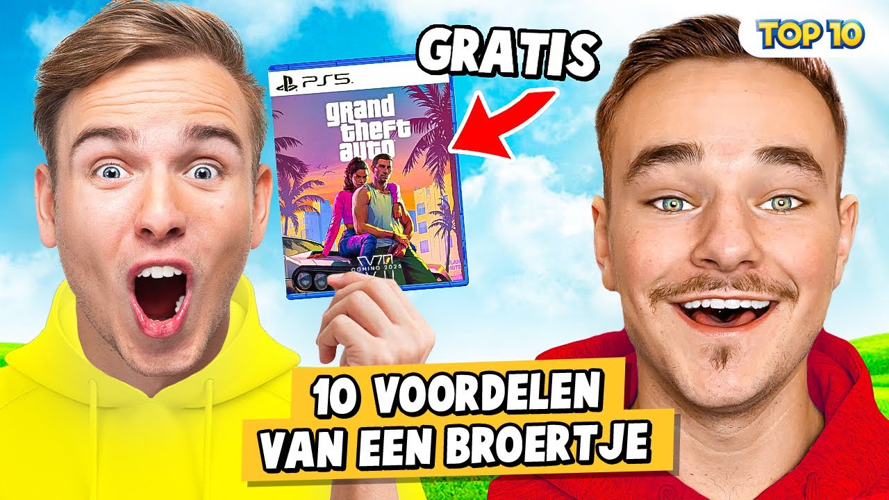 10 VOORDELEN VAN EEN BROERTJE HEBBEN!