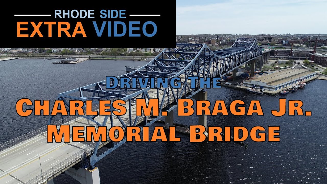 Driving the Charles M. Braga Jr. Memorial Bridge (Somerset and Fall River MA) | Rhode Side Extra
