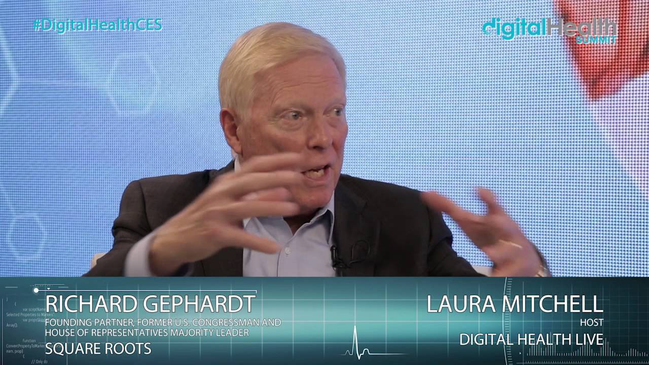 Richard Gephardt Interview @ Digital Health Summit Studio CES 2016