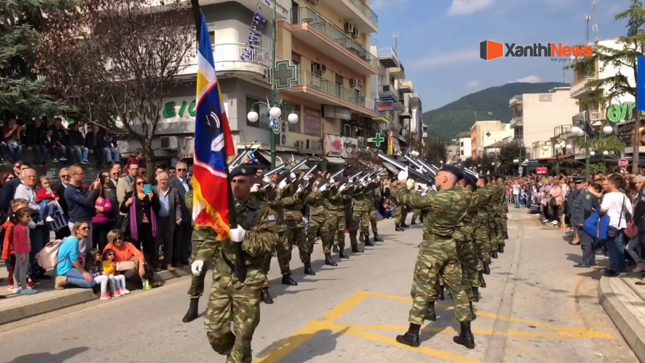 Επίδειξη από το άγημα του ΔΣΣ την 4η Οκτωβρίου 2018