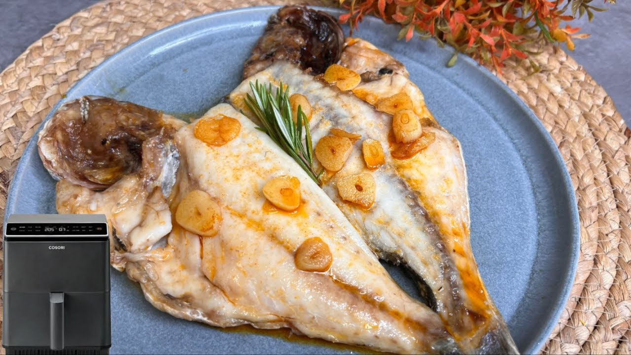 👩‍🍳DORADA 🐟 EN LA FREIDORA DE AIRE, muy jugosa y fácil de preparar, receta super sana y rica 😋🥰